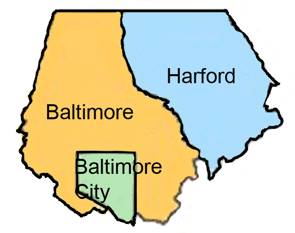 IMAGE area is Baltimore, Baltimore City, and Harford